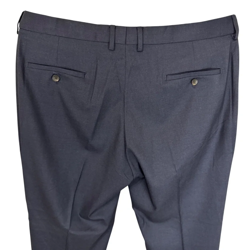 J.M.‎ Haggar classic fit pants 38x30 Dark Dusty Blue